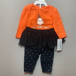 “I am Fa BOO lous” Tutu Leggings Outfit Halloween NEW